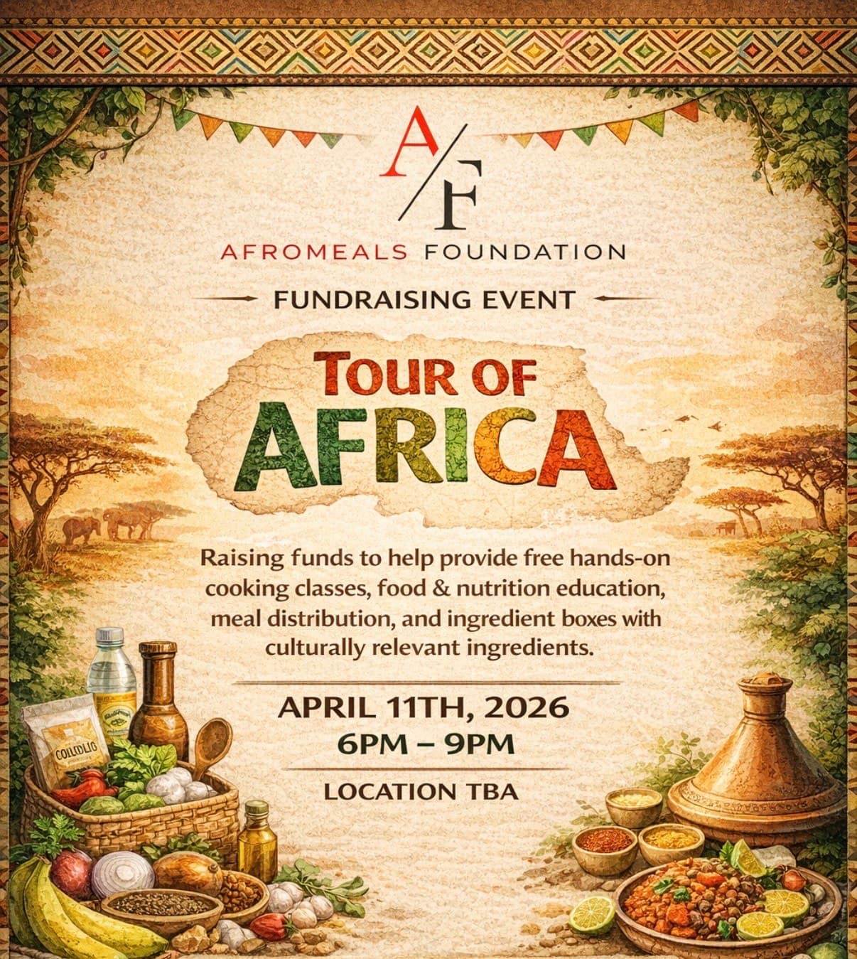 Afromeals Foundation Annual Fundraiser 2026